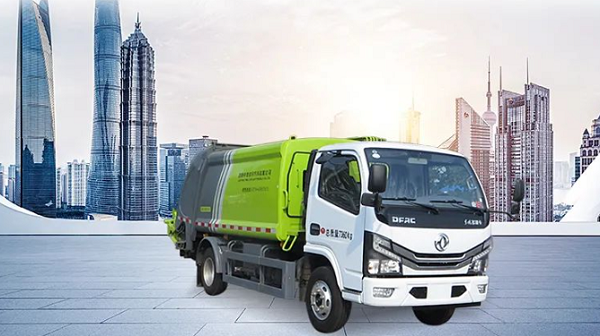 凌宇壓縮式垃圾車-固廢生活垃圾污物克星！